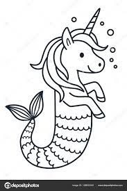 Your children can fill beautiful light shades in the hair and a little bright color in the unicorn horn on top of its head. 8 Coloring Page Mermaid Unicorn Mermaid Coloring Pages Mermaid Coloring Book Unicorn Coloring Pages