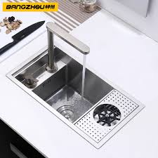 Check spelling or type a new query. Stainless Steel Black Kitchen Sink Nano Dish Basin For Kitchen Bar Tea Room With Cup Washer Small Sink Single Slot Kitchen Basin Kitchen Sinks Aliexpress