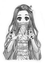 This tutorial shows the sketching and drawing steps from start to finish. How To Draw Nezuko Kamado Anime Drawing For Beginners Anime Drawings Tutorials Anime Drawings For Beginners Anime Character Drawing