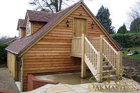 See more ideas about stairs, garage stairs, loft stairs. 3 Bay Oak Garage With Loft And External Stairs Oakmasters