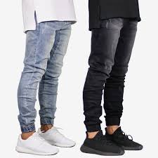 Pantalons, chinos & pantalons de jogging homme notre gamme variée de pantalons pour homme apportera élégance et modernité à votre vestiaire. Usd 23 36 Buy Jeans Men Slim Fit Casual Beam Foot Homme Retro Ripped Denim Trousers Fashion Stretch Men Denim Jogger Design Hip Hop Joggers Men S Clothing P In 2021 Jogger