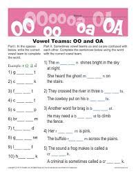 1.oa.b understand and apply properties of operations and the relationship between addition and subtraction. Oo And Oa Vowel Worksheets
