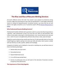 Resume Writing Services In Sydney By Abhinav Bajaj Issuu