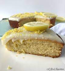 Lemon Almond Flour Cake With Lemon Coconut Frosting Scd Paleo Recipe Almond Flour Cakes Lemon Desserts Dairy Free Dessert