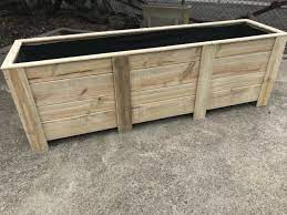 This keeps plants safe from weather, corrosion, rot, and predators. Treated Pine Raised Planter Box Garden Bed 1 8 Metres Pots Garden Beds Gumtree Australia Geelong City Geelong 1218835620