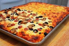 Sicilian Pizza Recipe Sicilian Pizza Thick Crust Pizza Pizza Recipes