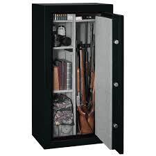 Infac branded strong cabinet for storing three long guns: Fs Series 24 Gun Safe Stack Onstack On