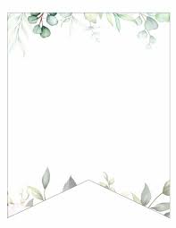 Trace the pennant several times onto a piece of decorative piece of paper. Free Printable Banner Templates Blank Banners World Of Printables
