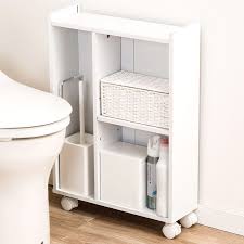 ニトリ トイレ収納スリムカート フィーノ hp ホワイト 通販 収納 スリム 収納 アイデア 収納