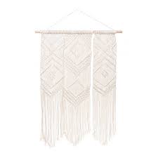 How to decorate boho wall. Large Hand Woven Macrame Wall Hanging Kirklands