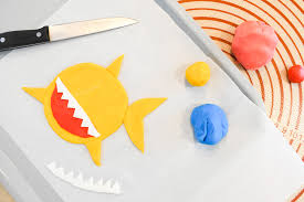 Mix the ingredients with either a mixer on medium speed, or beat vigorously by hand. How To Make A Baby Shark Birthday Cake Create Play Travel