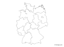 Are you searching for germany map png images or vector? Map Of Germany With Neighbouring Countries Free Vector Maps