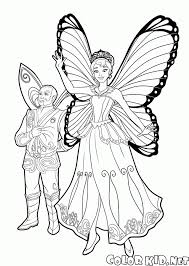 Download this adorable dog printable to delight your child. Coloring Page Fairy Barbies Play
