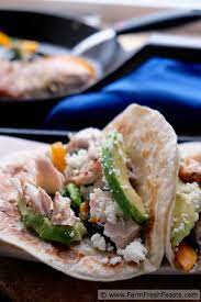 Once the oil is shimmering, place fish in the pan and immediately add butter. Farm Fresh Feasts Fish Tacos With Bok Choy And Peppers