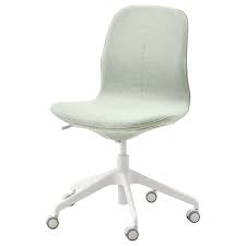 Ikea Langfjall Office Chair Gunnared Light Green White An Ergonomic Office Chair With Lightly Curved Lines Atte Ergonomic Office Chair Office Chair Ikea