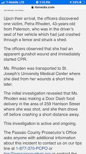 Maybe you would like to learn more about one of these? Doordash Driver Killed While Making Delivery You Guys Be Careful Out Here This Happened In Paterson Nj Yesterday Doordash