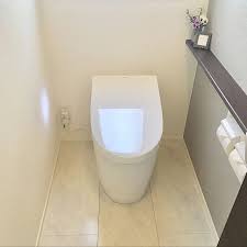 積水ハウス パナソニック床材 タンクレストイレ 初投稿 モノトーン などのインテリア実例 2019 06 11 15 50 45 roomclip ルームクリップ タンクレストイレ トイレ トイレ 床 タイル