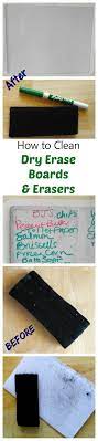 Cleaning A Dry Erase Board And Eraser