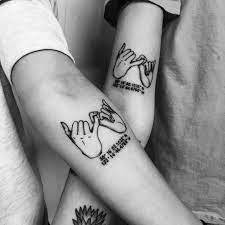 25 Best Friend Tattoos For You And Your Squad Friendship Tattoos Matching Couple Tattoos Friend Tattoos