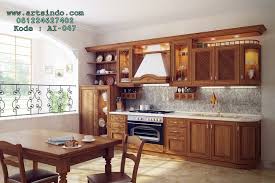 Kitchen set minimalis letter l. Kitchen Set Jepara Model Klasik Minimalis Terbaru Termurah Arts Indo Furniture Jepara