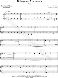 Bohemian rhapsody sheet music download. Piano Tutorial Easy Bohemian Rhapsody Easy Sheet Music Piano Solo In C Major Download Print Sku Mn0191305