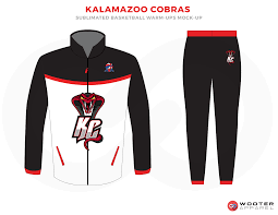 Basketball Jersey Design Black And Red Kalamazoo Cobras White Black And Red Basketball Uniforms Pants And Jackets Basketball Uniforms Design Basketball Uniforms Custom Sportswear