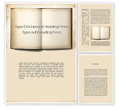 Usually it is a series of official documents and it is one of the best to record as well as keep track of important events. Old Book Word Template 10151 Poweredtemplate Com
