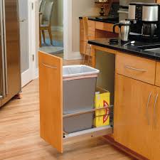 <p>it&rsquo;s all about the smooth sliding system with the 5349 series. Rev A Shelf 5349 1550dm 117 18 50 Qt Bottom Mount Trash Pull Out Silver