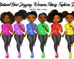 Girls At Work Fashion Girl Boss Clipart Natural Hair Black Etsy Natural Hair Styles Natural African American Hairstyles Girl Clipart