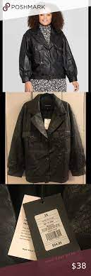 Nwt Plus Size Faux Leather Button Down Jacket 3x Down Jacket Jackets Plus Size