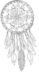 Free printable coloring pages for adults only dream catchers. Dreamcatcher Coloring Pages For Adults