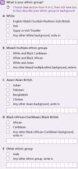 Whether the respondent's gender is different from the. Classification Of Ethnicity In The United Kingdom Wikipedia