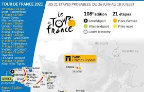 This year's event features 10 new sites and stage cities indicated with an asterisk in the schedule below. Tour De France 2021 Route Leaked