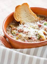 Add the rest of the stock, adobo spice, navy beans, and chopped escarole. Thick Escarole Bean Soup Italian Recipe Book