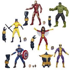 The Avengers Marvel Legends Action Figures Wave 2 Set Includes A Thanos Build A Figure Marvel Legends Action Figures Marvel Legends Action Figures