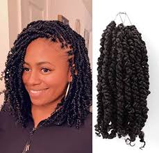Passion twists are a much less uniform form of senegalese twists. Flotig Passion Twist Crochet Hair 10 Inch 96strands Dark Brown Pre Looped Passion Twists Hair Synthetic Crochet Braids 10inch 2 Buy Online In Bahamas At Bahamas Desertcart Com Productid 225161307