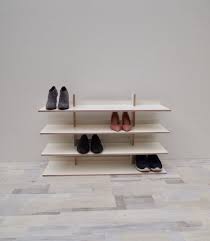 Schuhregal mit sitzbank modern : The Japanese Shoe Stand Schuhregal Weiss White White Etsy