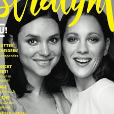 Neues Lesbenmagazin "Straight" : Berliner Magazin "Straight" zeigt Merkel  als Lesbe