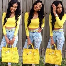 Attractive Black And Yellow Outfits For Ladies Pin On Black Girl Swag