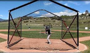 It's time to get ready to start hitting! Batco Foldable Batting Cages And Baseball Equipement Batco Batting Cages