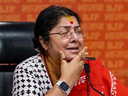 BJP's Locket Chatterjee in tears over 'sexual assault of party member