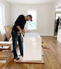 When to install flooring before cabinets. Tools Tricks For Installing An Ikea Kitchen Yourself Young House Love