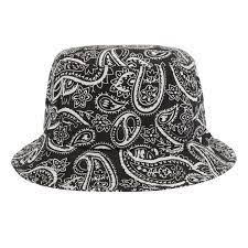Black New Summer Designer Bucket Hats For Women Black Bucket Hat Cotton Paisley Black White Baseball Caps F Black Bucket Hat White Baseball Cap Hats For Women