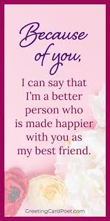You have such amazing creative potential. 73 Best Friend Paragraphs For Your Kindred Spirits Greeting Card Poet