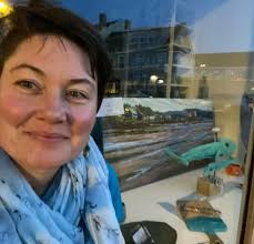 Saying goodbye to my big St Andrews Waterfront Painting which is