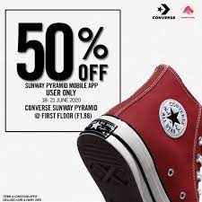 Последние твиты от sunway pyramid (@sunway_pyramid). 50 Off Converse By Converse Sunway Pyramid