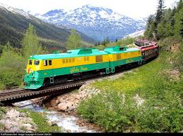 Railpictures Net Photo Wpy 91 99 White Pass Yukon Route Ge 90 Class At Glacier Alaska By Daniel Simon Train Vacation Spots Train Travel