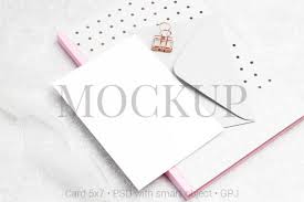 If you design websites or do ui, you are likely to be interested in quality device mockups all the time. Card Mockup With Notebook Graphic By Pawmockup Creative Fabrica