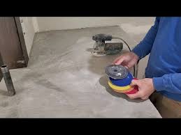 This method is merely a means to polish the concrete and can be achieved through hand sanding. Concrete Diamond Sanding Pads Electroplated Youtube