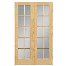 Masonite Classics Solid Core Clear Glass Pine Slab Interior Door Common 48 In X 80 In Actual 49 5 In X 81 5 In 7436 Pine Interior Doors Prehung Interior French Doors Prehung Interior Doors
